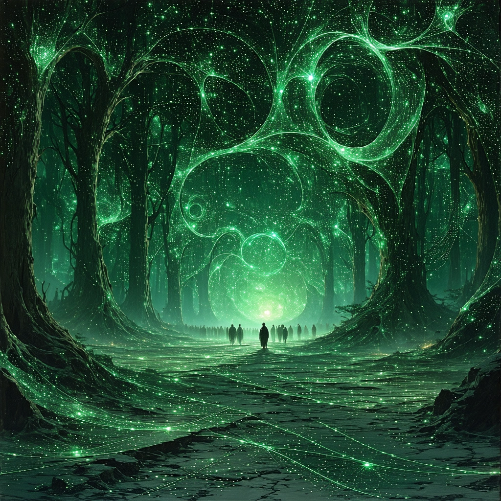 The Luminous Veil: Where Forests Dream in Quantum 